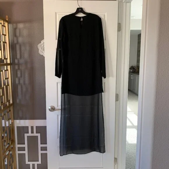 Halston Sequined Hi-Lo Dress NWT